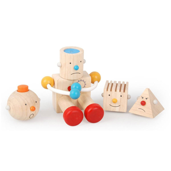 PlanToys - Build-A-Robot-Panda Kids and Baby