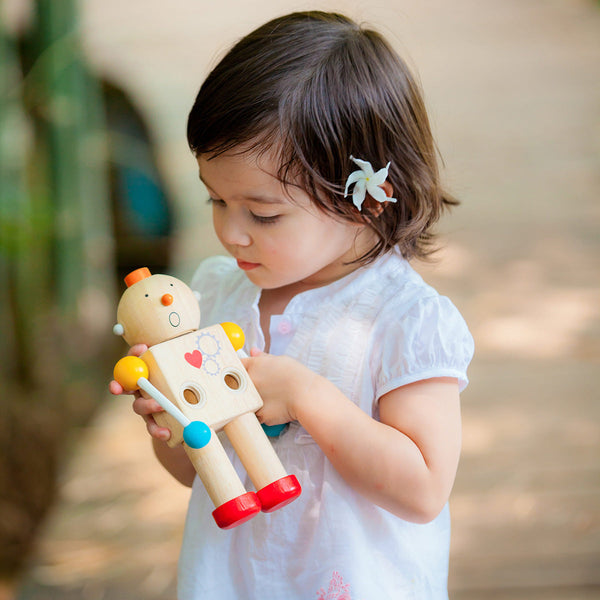 PlanToys - Build-A-Robot-Panda Kids and Baby