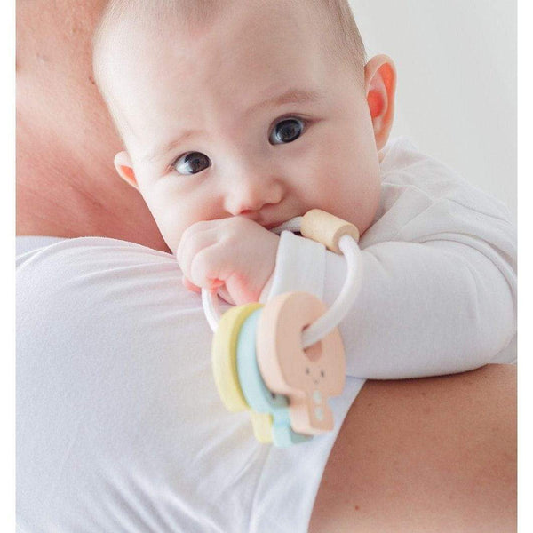 PlanToys - Key Rattle - Pastel - PT5251-Panda Kids and Baby