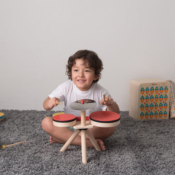 PlanToys - Musical Band-Panda Kids and Baby