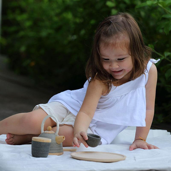 PlanToys - Oriental Tea Set - PT3617-Panda Kids and Baby