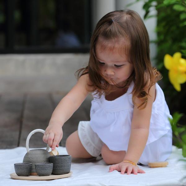 PlanToys - Oriental Tea Set - PT3617-Panda Kids and Baby