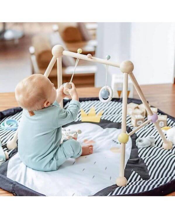 PlanToys - Play Gym - Pastel-Panda Kids and Baby