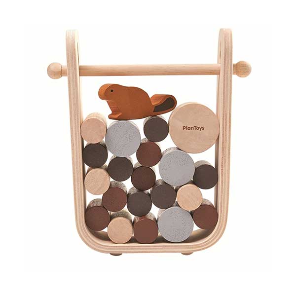 PlanToys - Timber Tumble - PT4627-Panda Kids and Baby