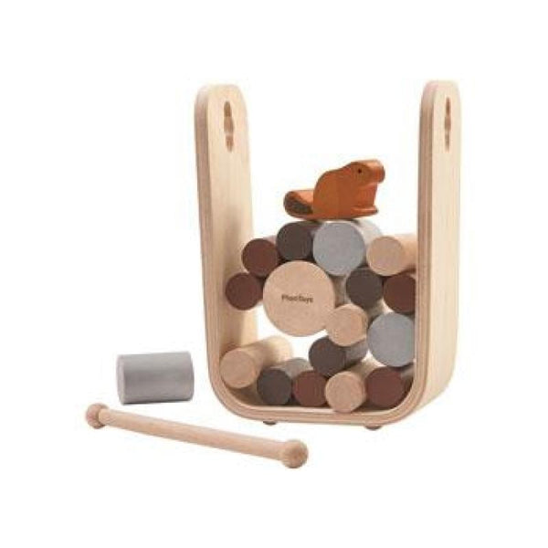 PlanToys - Timber Tumble - PT4627-Panda Kids and Baby