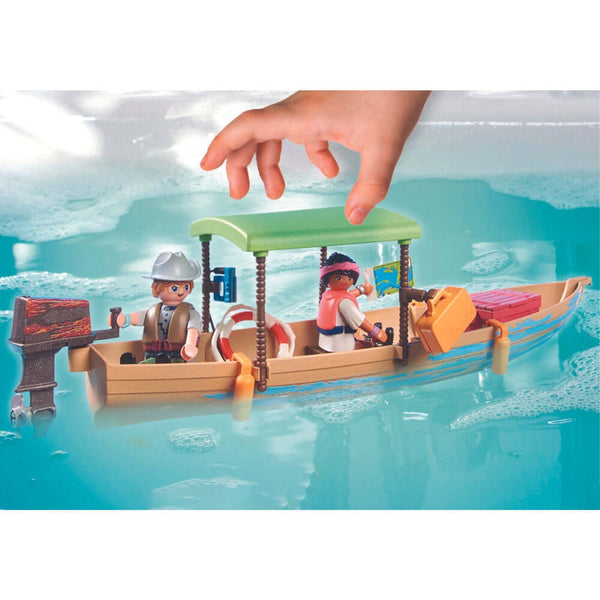 Playmobil - Boat Trip to the Manatees-Panda Kids and Baby