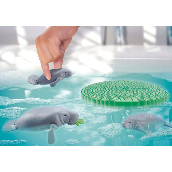 Playmobil - Boat Trip to the Manatees-Panda Kids and Baby