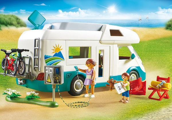 Playmobil - Family Camper - PMB70088-Panda Kids and Baby