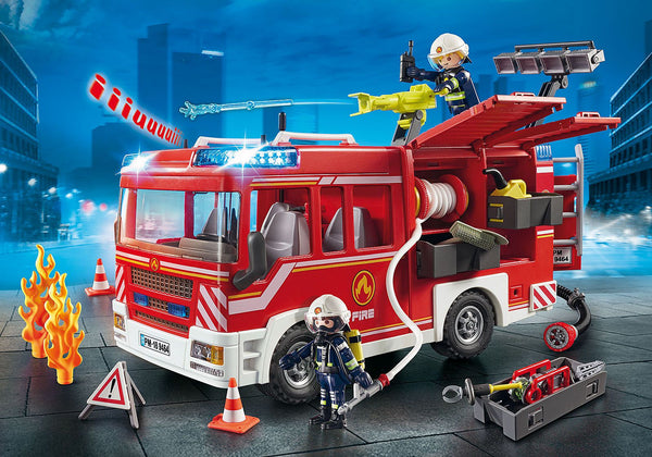 Playmobil - Fire Engine - PMB9464-Panda Kids and Baby