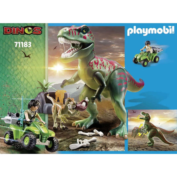 Playmobil - T-Rex Attack-Panda Kids and Baby