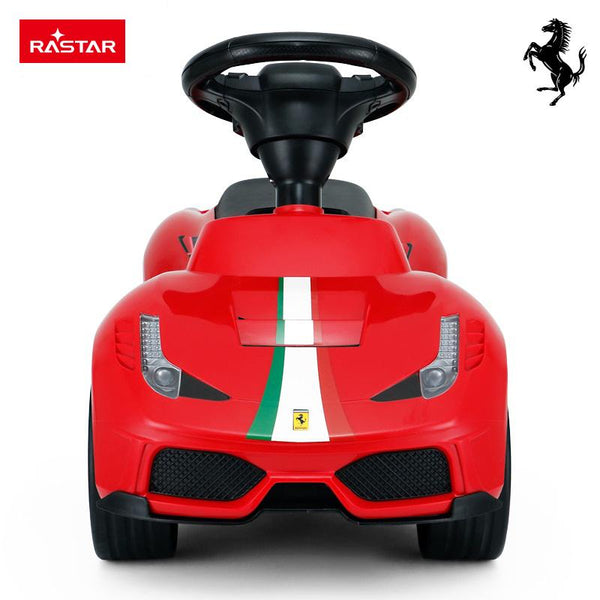 RASTAR - Licensed Ferrari 488 GTE Push Along Foot to Floor Ride-On Car for Kids - Red-Panda Kids and Baby