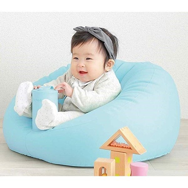 Richell - Soft Baby Sofa - Mint Green-Panda Kids and Baby