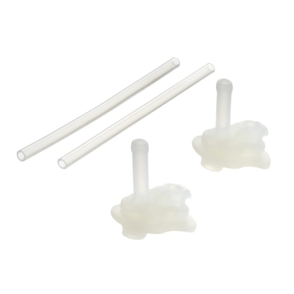 Richell - T.L.I Straw Cup/Insultaed Straw Bottle Cup Straw Set S-10 (2 sets)-Panda Kids and Baby