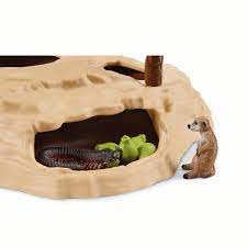 Schleich - Meerkat Hangout-Panda Kids and Baby