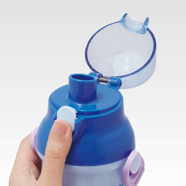 Skater - Antibacterial Direct Drink One-Touch Bottle - 480ml - Frozen-Panda Kids and Baby