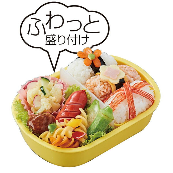 Skater - Antibacterial Fluffy Tight Lunch Box Oval Type - 360ml - Pikachu-Panda Kids and Baby