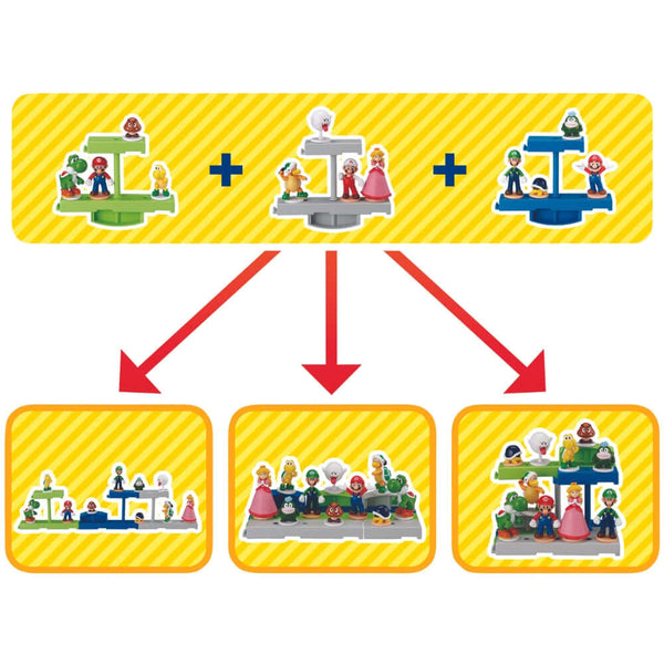 Super Mario - Balancing Game Ground Stage-Panda Kids and Baby