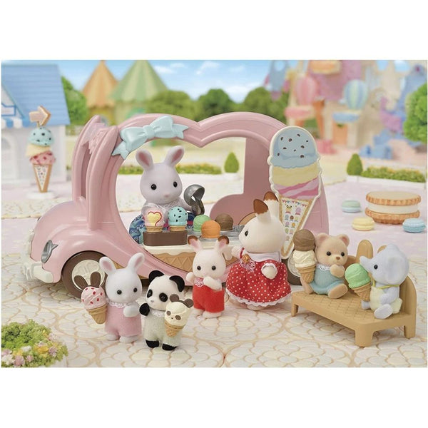 Sylvanian Families - Ice Cream Van-Panda Kids and Baby