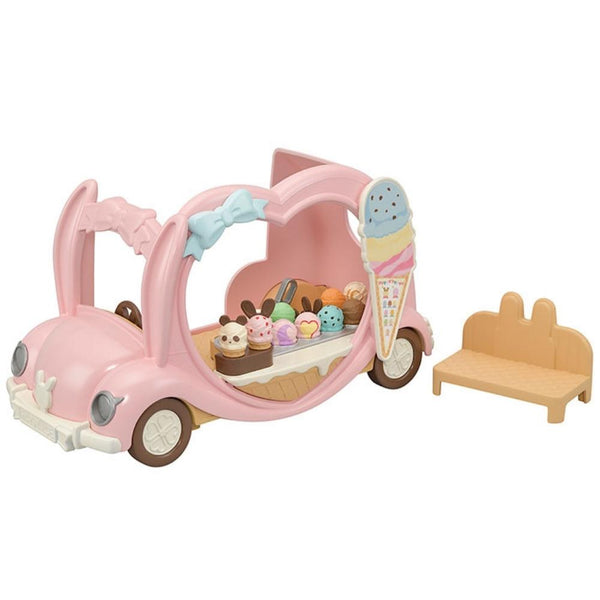 Sylvanian Families - Ice Cream Van-Panda Kids and Baby