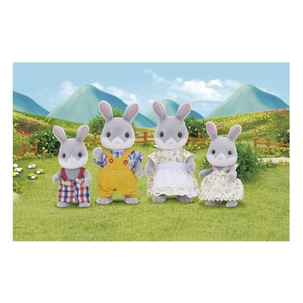 Sylvanian Families - Cottontail Rabbit Family - SF4030-Panda Kids and Baby