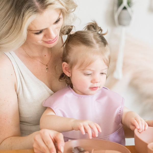Tiny Twinkle - Easy Bib 3 Pack - Solid Taupe, Dandelion, Lilac-Panda Kids and Baby