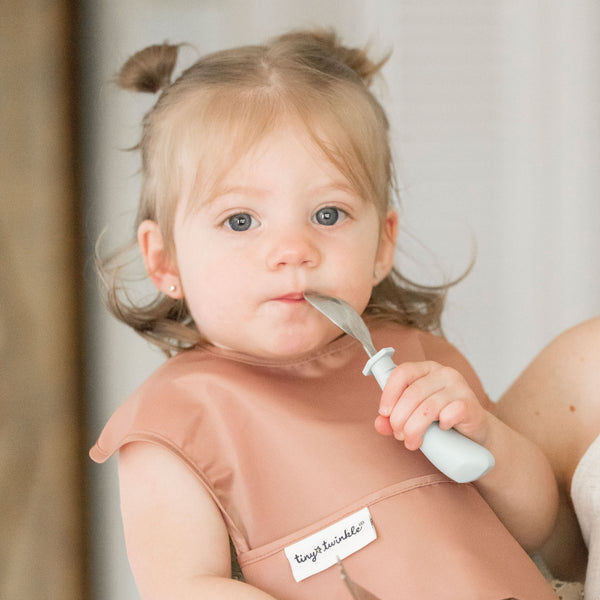 Tiny Twinkle - Easy Bib 3 Pack - Solid Taupe, Dandelion, Lilac-Panda Kids and Baby