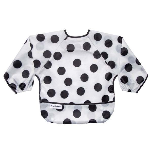 Tiny Twinkle - Full Sleeve Bib - Polka Dot-Panda Kids and Baby