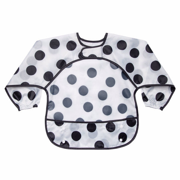 Tiny Twinkle - Full Sleeve Bib - Polka Dot-Panda Kids and Baby