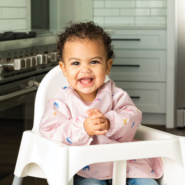 Tiny Twinkle - Full Sleeve Bib - Unicorn Confetti-Panda Kids and Baby