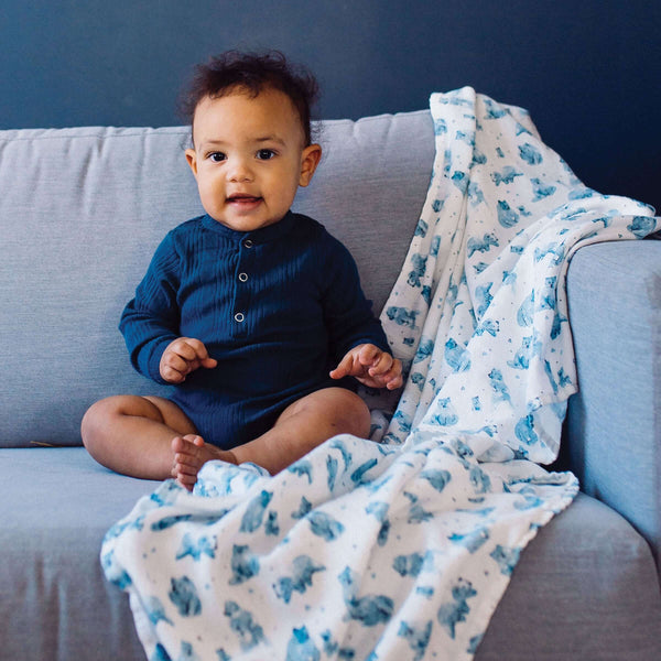Tiny Twinkle - Kaffle™ Swaddle Blanket 2 Pack - Bear & Constellations Set-Panda Kids and Baby