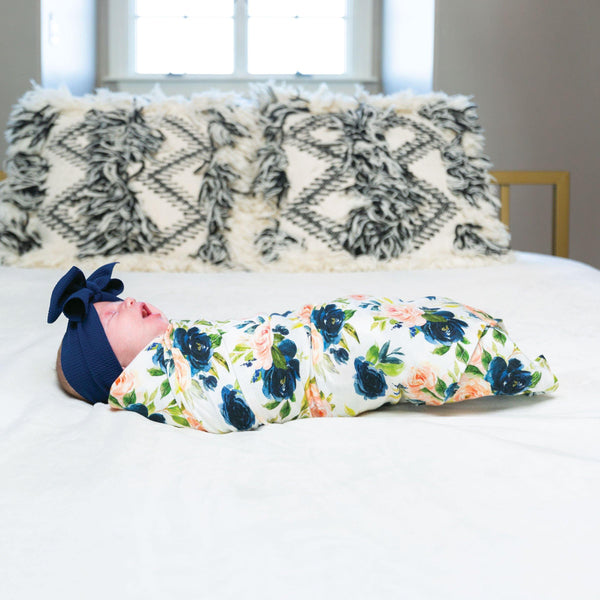 Tiny Twinkle - Kaffle™ Swaddle Blanket - Blush-Panda Kids and Baby