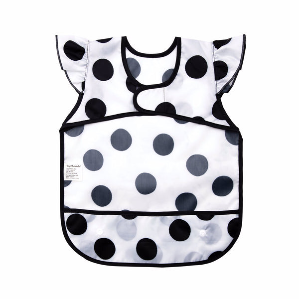 Tiny Twinkle - Mess-proof Apron Bib - Polka Dot-Panda Kids and Baby