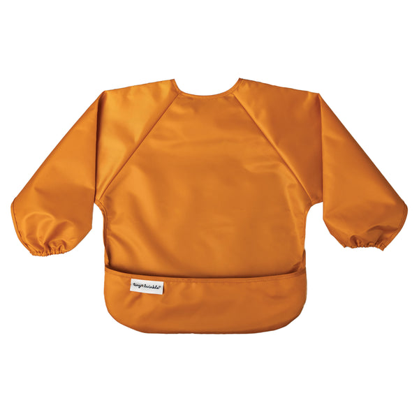 Tiny Twinkle - Mess-proof Full Long Sleeve Bib 2 Pack - Sand, Cinnamon-Panda Kids and Baby