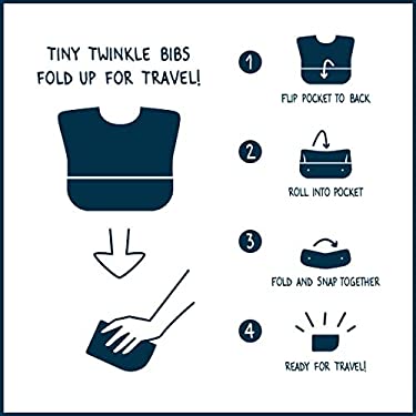 Tiny Twinkle - Polyester Easy Bib - Let's Brunch-Panda Kids and Baby