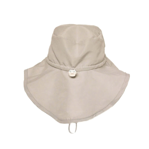 Tiny Twinkle - Sun Protection Flap Hat - Gray-Panda Kids and Baby