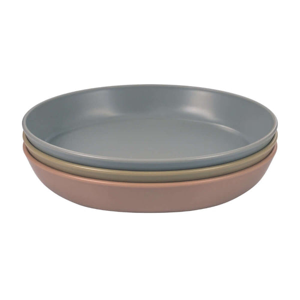 Tiny Twinkle - Tableware 3 Pack Plate Set - Neutral-Panda Kids and Baby