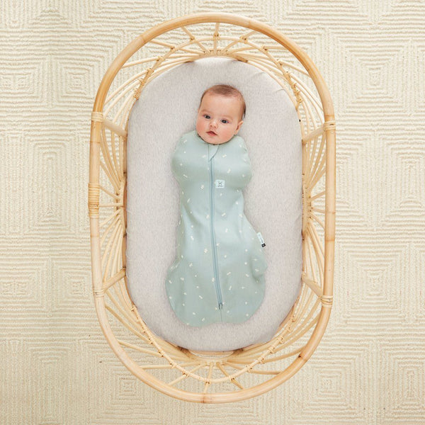 ergoPouch - Fitted Sheet - Bassinet - Grey Marle-Panda Kids and Baby