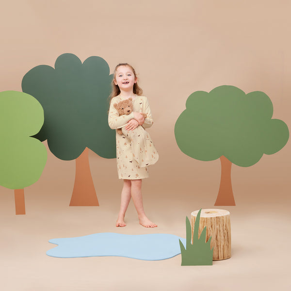 ergoPouch - Kids Long Sleeved Sleep Shirt - 1.0tog Doggos-Panda Kids and Baby