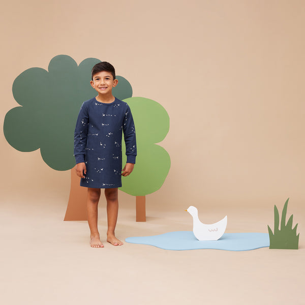 ergoPouch - Kids Long Sleeved Sleep Shirt - 1.0tog Lucky Ducks-Panda Kids and Baby