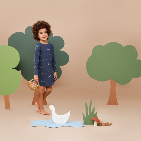 ergoPouch - Kids Long Sleeved Sleep Shirt - 1.0tog Lucky Ducks-Panda Kids and Baby