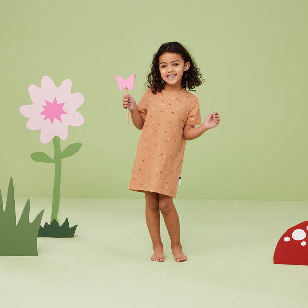 ergoPouch - Kids Short Sleeved Sleep Shirt 0.2tog - Honey Bees-Panda Kids and Baby