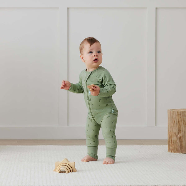 ergoPouch - Long Sleeve Layer - 0.2TOG - Willow-Panda Kids and Baby