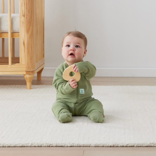 ergoPouch - Long Sleeved Layers - 1.0tog Moss-Panda Kids and Baby