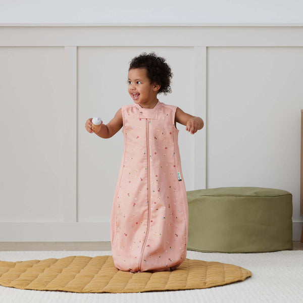 ergoPouch - Sheeting Sleeping Bag - 0.3TOG - Daisies-Panda Kids and Baby