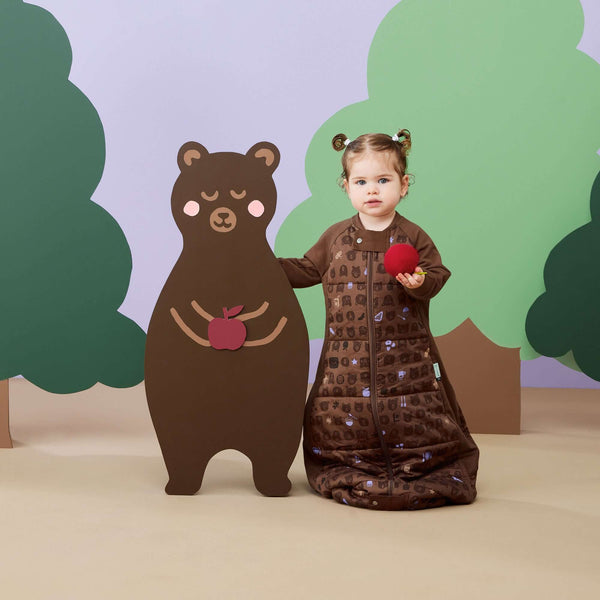 ergoPouch - Sheeting Sleeping Bag - 3.5 Tog - Picnic-Panda Kids and Baby