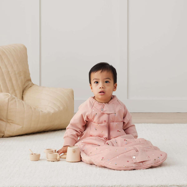 ergoPouch - Sheeting Sleeping Bag - Heritage 3.5 Tog - Daisies-Panda Kids and Baby