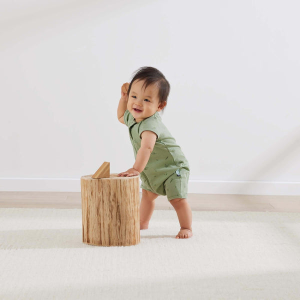 ergoPouch - Short Sleeve Layer - 0.2TOG - Willow-Panda Kids and Baby