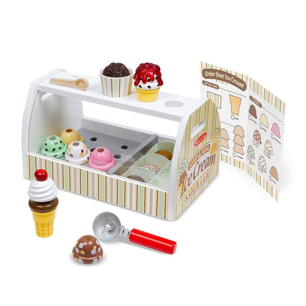 Melissa & Doug - Scoop & Serve Ice Cream Counter-Panda Kids and Baby