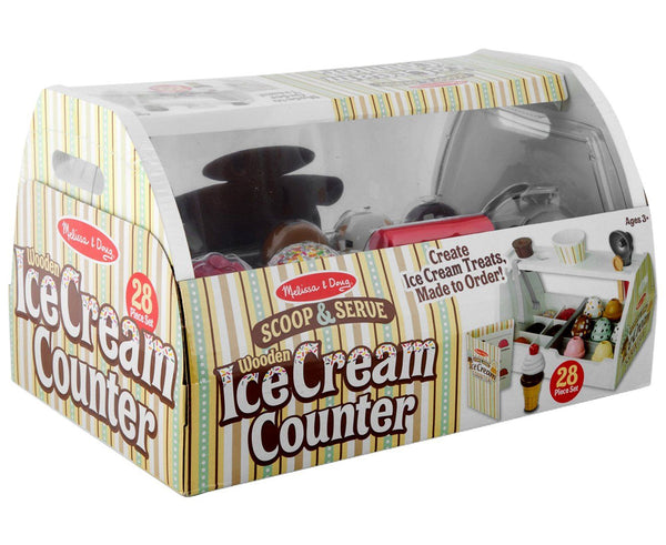 Melissa & Doug - Scoop & Serve Ice Cream Counter-Panda Kids and Baby