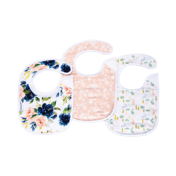 Tiny Twinkle - Kaffle® Feeder Bib - Blush Set of 3